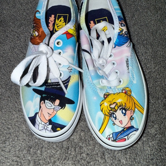 Authentic Pretty Guardians Sailor Moon vans collab. Size 13 little kids.